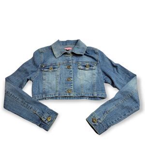 Lola denim crop jacket M